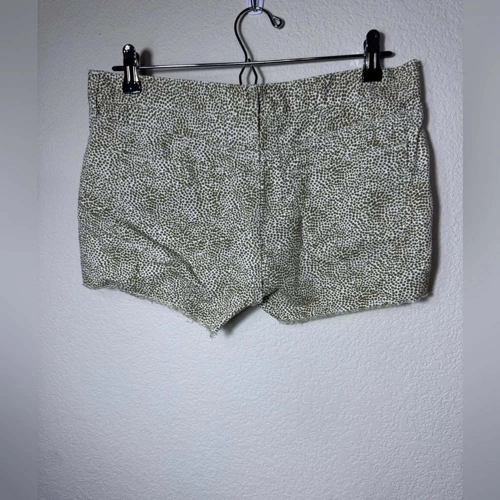 Madewell Women’s Shorts Raw Hem Safari Dot Size 27 - Picture 2 of 6
